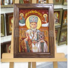 Ікона "Святий Миколай  чудотворець" (ІЧ-222) 15х20 см. 