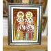 Ікона іменна  «Святий Спиридон і Микола» (ІЧ-244) 15х20 см.  