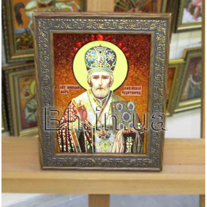 Ікона іменна «Святий Миколай»  (ІЧ-6)  15х20 см. 