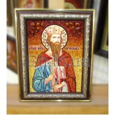 Ікона іменна «Святий князь Вячеслав» (ІЧ-91) 15х21 см.
