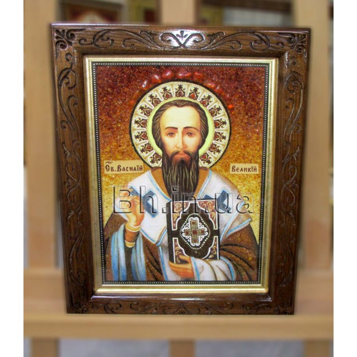 Ікона іменна  «Святий Василь Великий» (ІЧ-31) 20х30 см.  