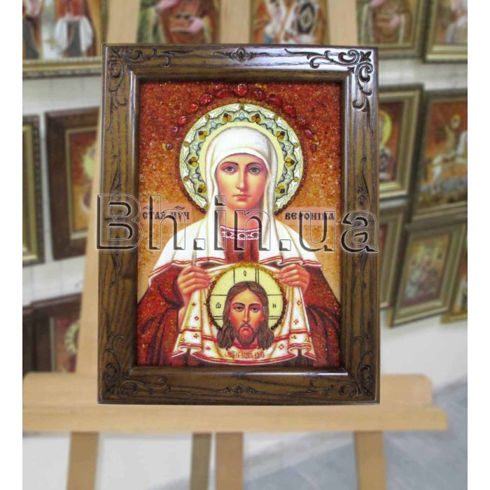 Ікона іменна"Свята мучениця Вероника"  (ІЖ-15) 15х20 см. 