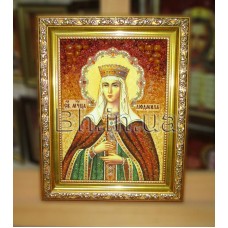 Ікона іменна "Свята мучениця Людмила" (ІЖ-71)  15х20 см. 