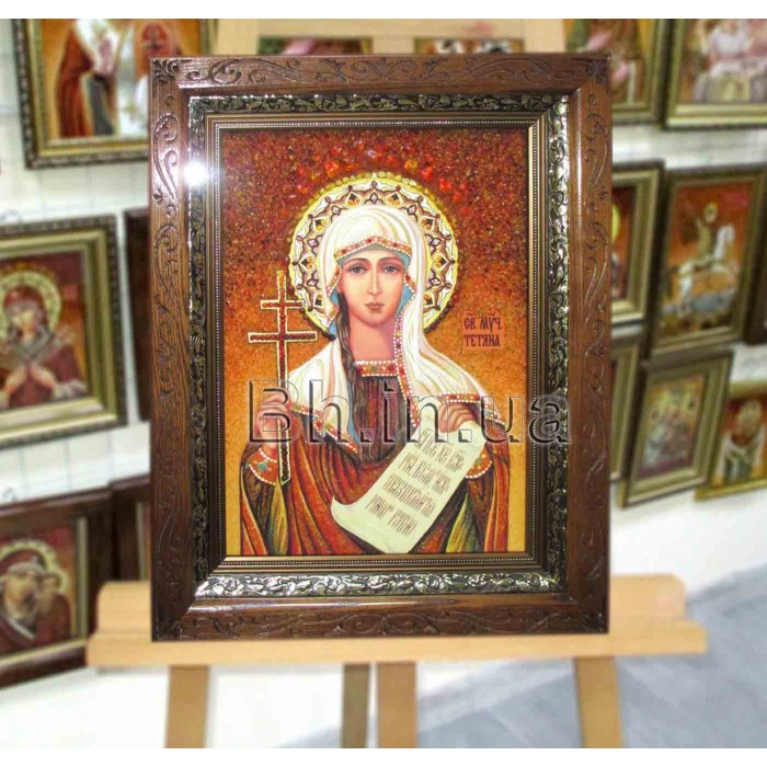 Ікона жічноча імення "Свята мучениця Тетяна" (ІЖ-51) 30х40 см. 