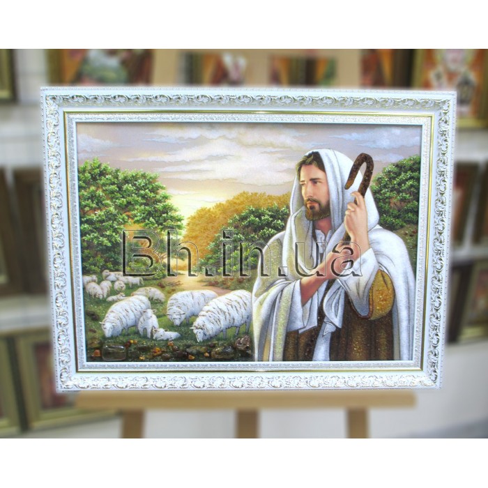 Ікона "Ісус Христос Добрий Пастир" (ІС-35) 40х60 см.